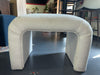 Cicely Waterfall Ottoman - Cream Boucle SHOWROOM ITEM