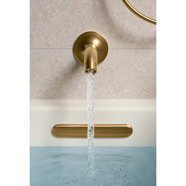 Underscore White Acrylic Rectangle Alcove Soaking Bathtub ( Right Drain )