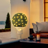 Artificial Plant Topiary Ball, Pre-Lit Artificial Topiary Plant With Lights