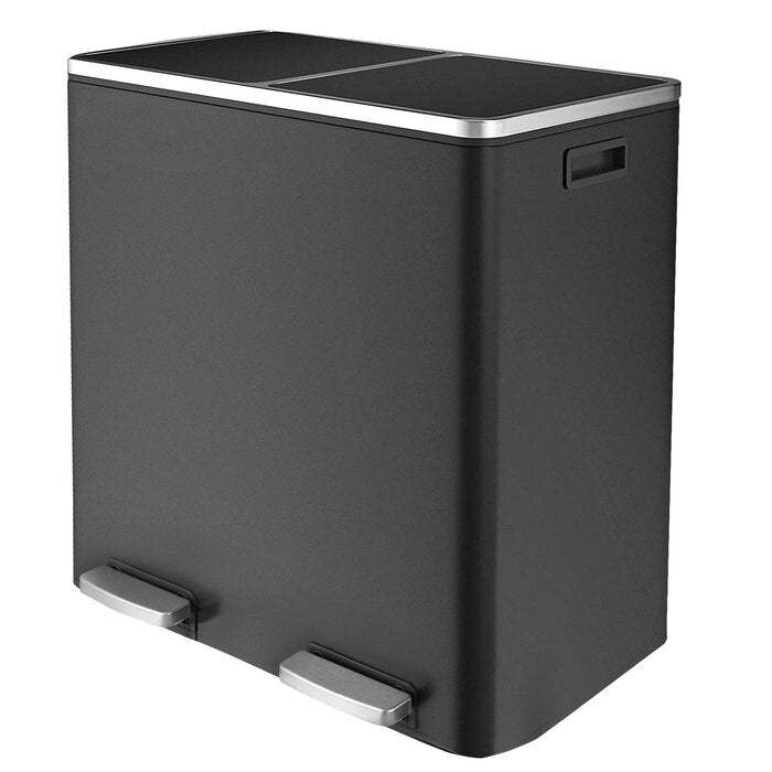 Black Steel Step On Trash (final cut, no further discounts)