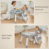 Baby High Chair, 1 Convertible, Booster Seats with Tray, (Grey)