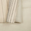 Ayesha Curry Slate stripe 3-Piece Off-white Full/Queen Comforter Set