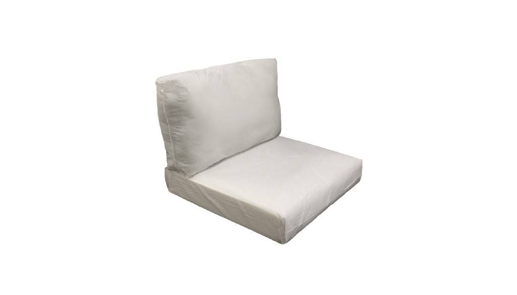 6 inch High Back Cushions for Chairs - TK Classics -ARMLESS