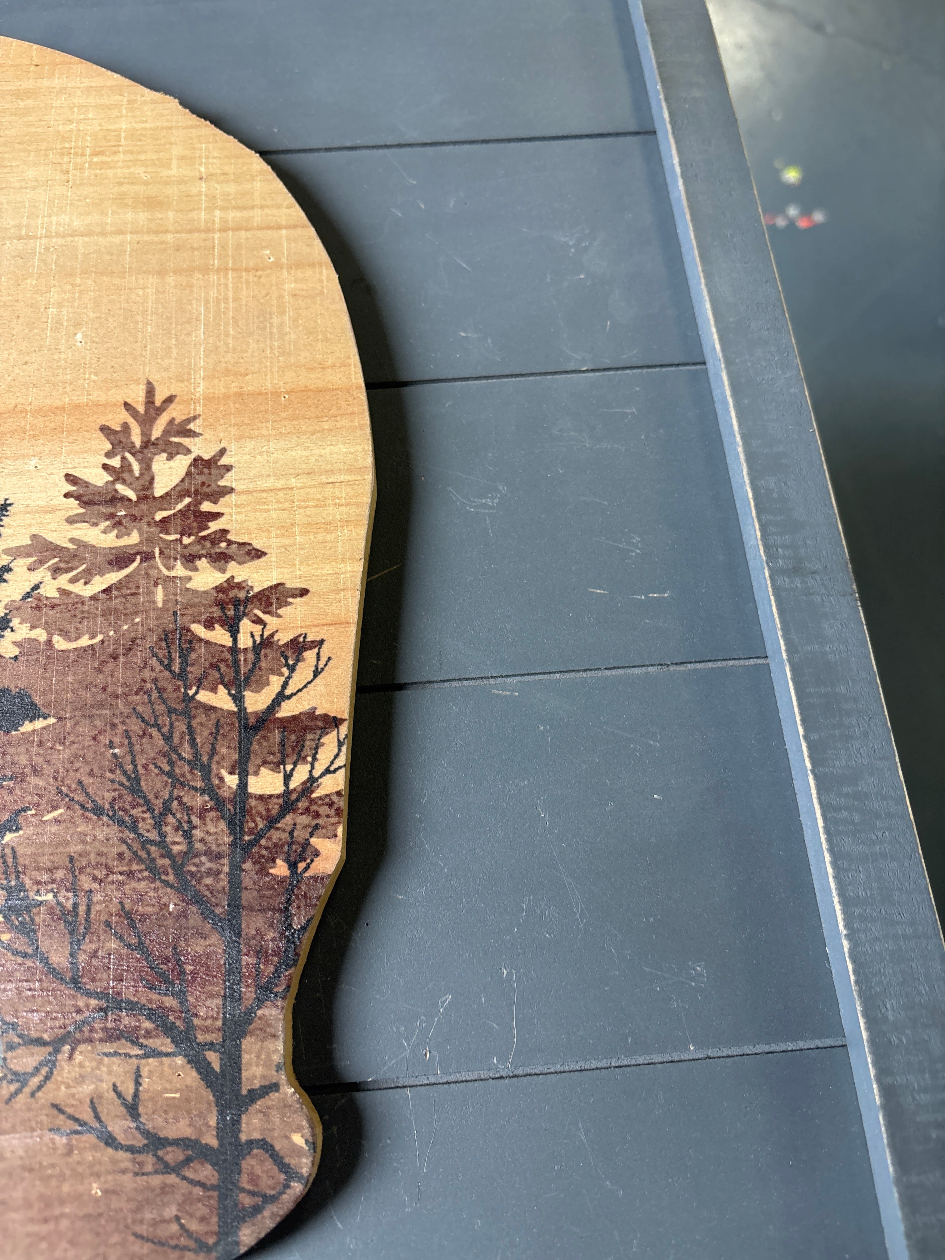 18" x 28" Handmade Rustic Bear Wall Decor SHOWROOM ITEM