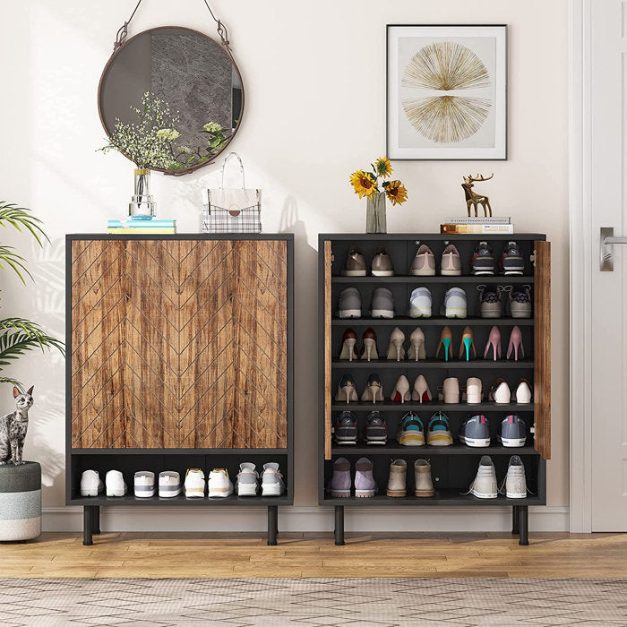 18 Pair Shoe Storage Cabinet