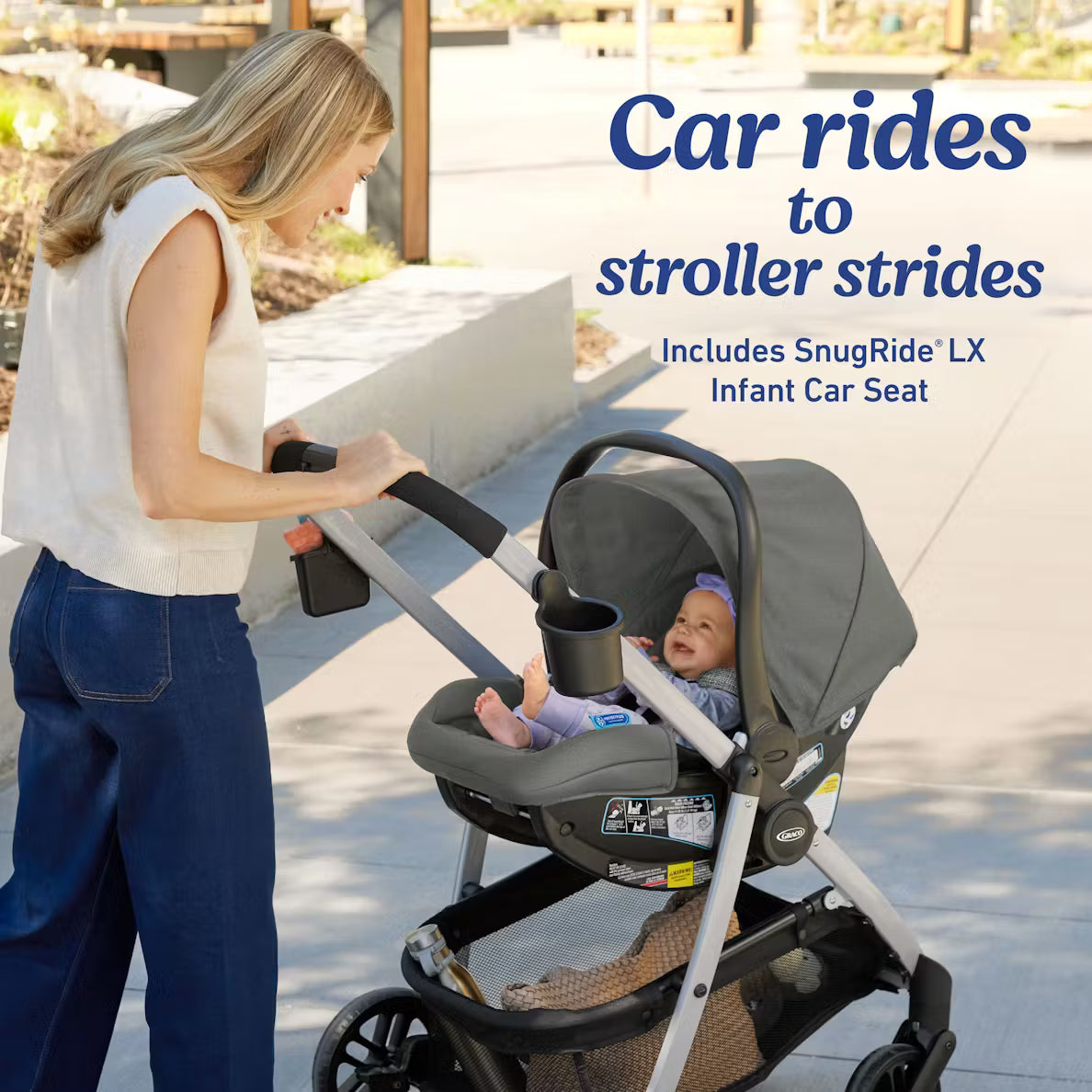 Pramette Travel System - BOTTOM PIECE TO STROLLER ONLY