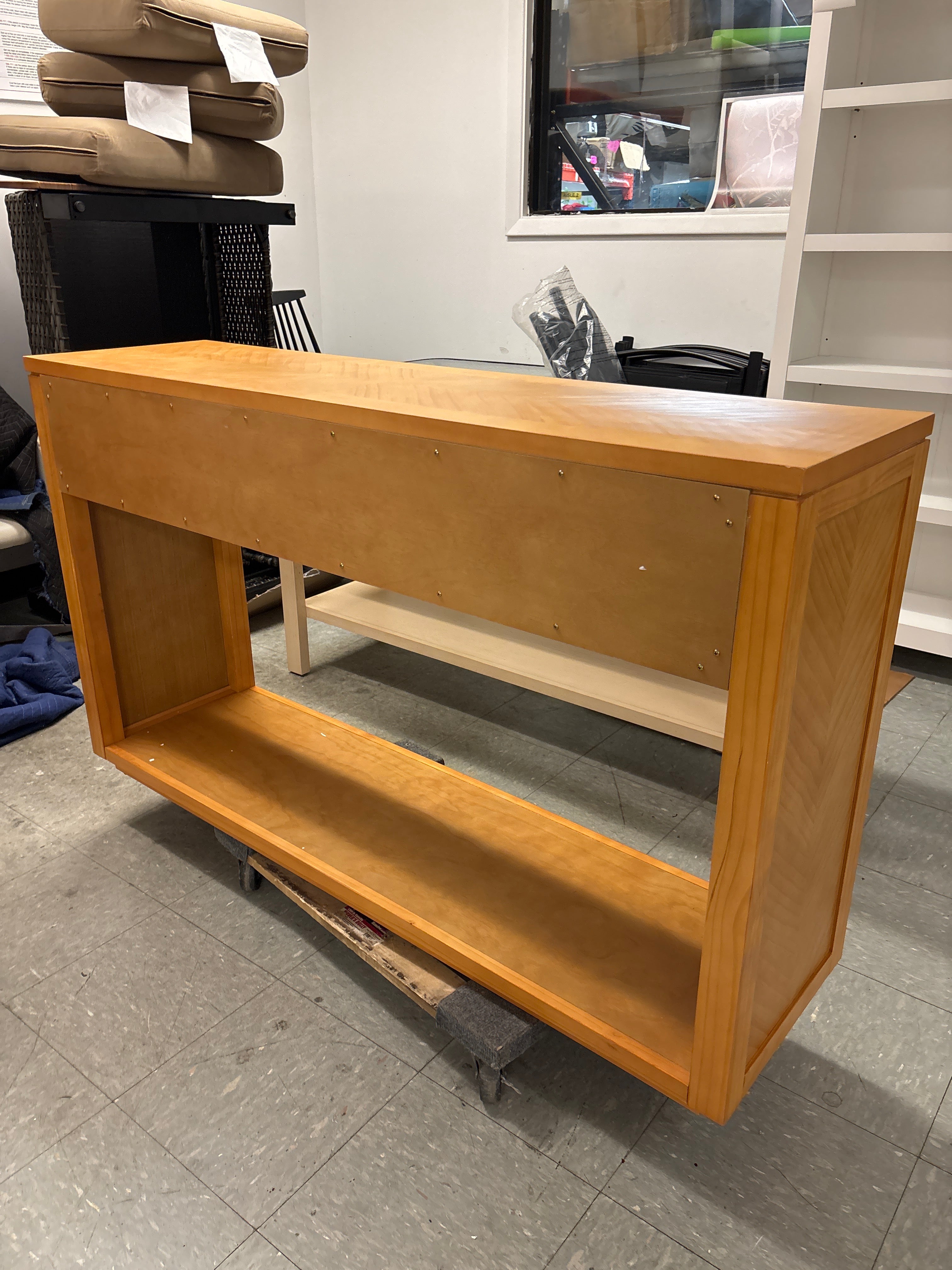 55" Rustic Console Table - Natural SHOWROOM ITEM