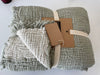 100% Cotton Muslin Blanket 4 Layers Bedspread Soft Turkish Cotton Muslin Bed Cover Reversible Coverlet Sage Green - Full/Queen