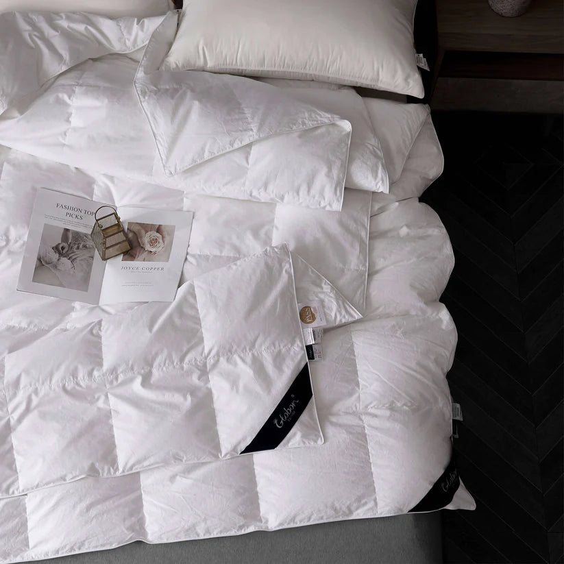 Texcote All Season Down Comforter White Color - Cali King