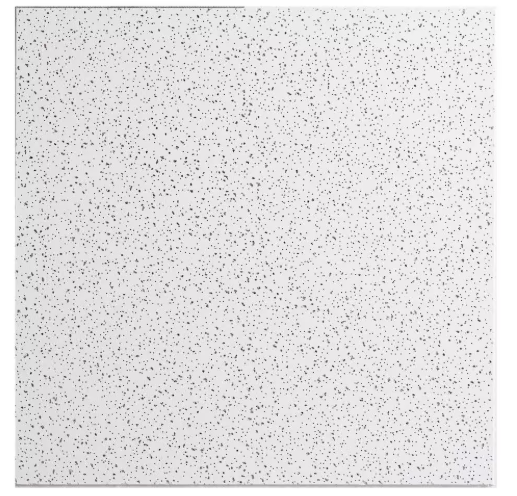 Radar Basic White Square Edge Lay-In Ceiling Tile, Case of 16