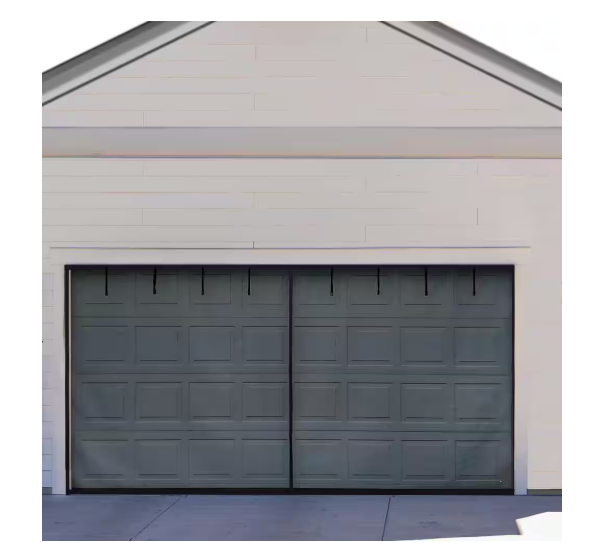 Two Car Roll-Up Garage Door Screen with Magnetic Closure