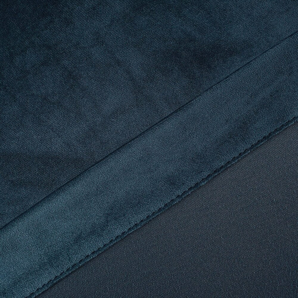 Boho Velvet Handmade Tassel Curtain Room Darkening Thermal Insulated Window Curtains - Peacock Blue