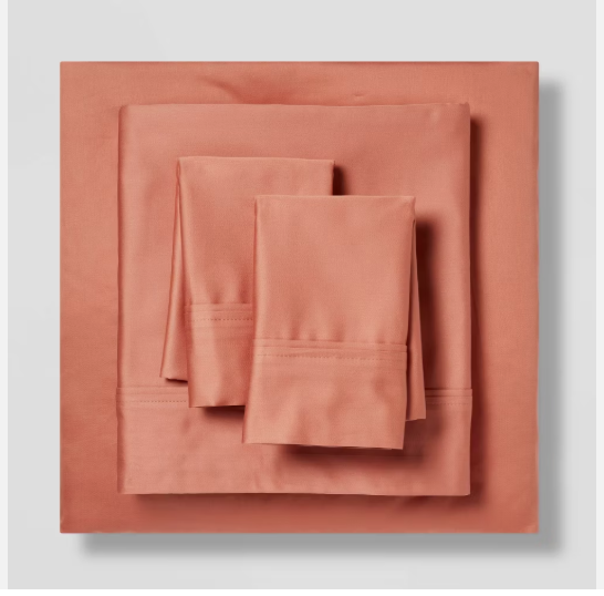 400 Thread Count Cotton Sateen 4-Piece Sheet Set Twin/Twin XL