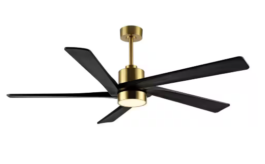 DC Indoor Ceiling Fan with Integrated LED and Remote Control