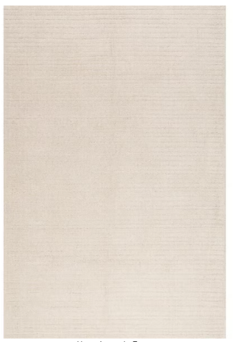 Southwest Striped Wool Beige 3 ft. x 5 ft. Patio Area Rug