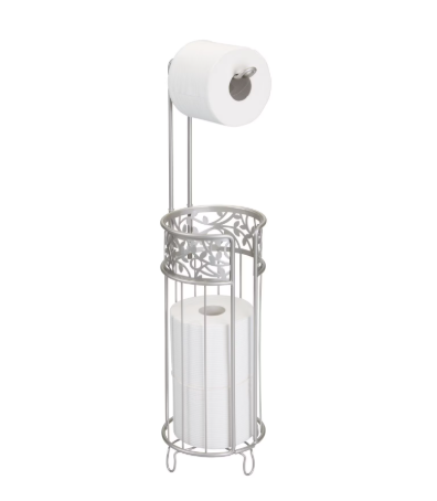 Steel Toilet Paper Roll Storage and Dispenser - Satin