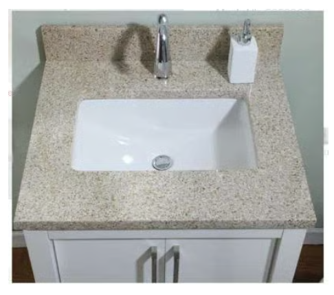 Euro Granite Single Bathroom Vanity Top