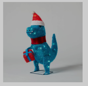 Incandescent Tinsel Tyrannosaurus Rex-SHOWROOM ITEM