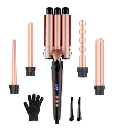 Curling Wand Iron 5-in-1 Multifunction Curling Tongs