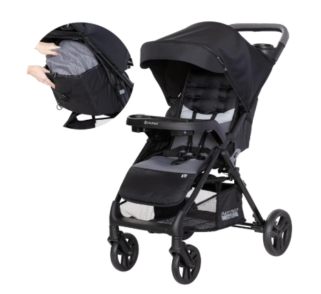 Passport Cargo Stroller with Extra Storage, Fieldstone Grey