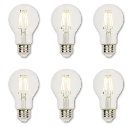 Pack of 6 Dimmable Medium ED Bulbs