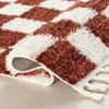 Carlisha Contemporary Checkered Area Rug, 7'10