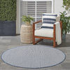 Courtyard Indoor/Outdoor Ivory Blue