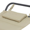 Belden Park Polyester Hammock with Stand and Pillow, Beige