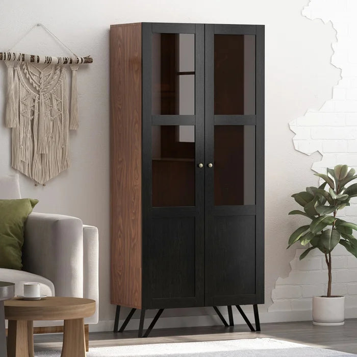2-Door Acrylic-Fronted Display Cabinet Perfect for Organize