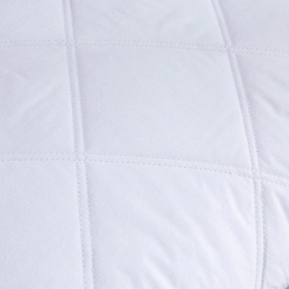 2 Pack Goose Feather Down Bed Pillow - White - Medium-Firm - King