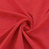 Deco Window Semi-Blackout Door Curtains Solid Polyester Metal Eyelet Matching Tieback - Red