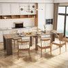 2 in 1 Multifunctional Extendable Console Table Dining Table for 4-8 People