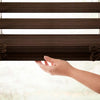 Room Darkening Cordless Faux Wood Blind