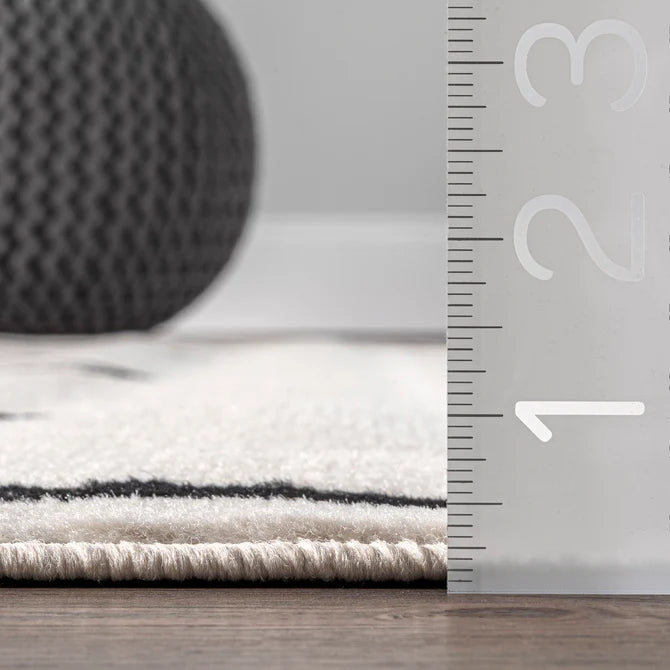 Romina Diamond Pinstripes Area Rug 8'x10'