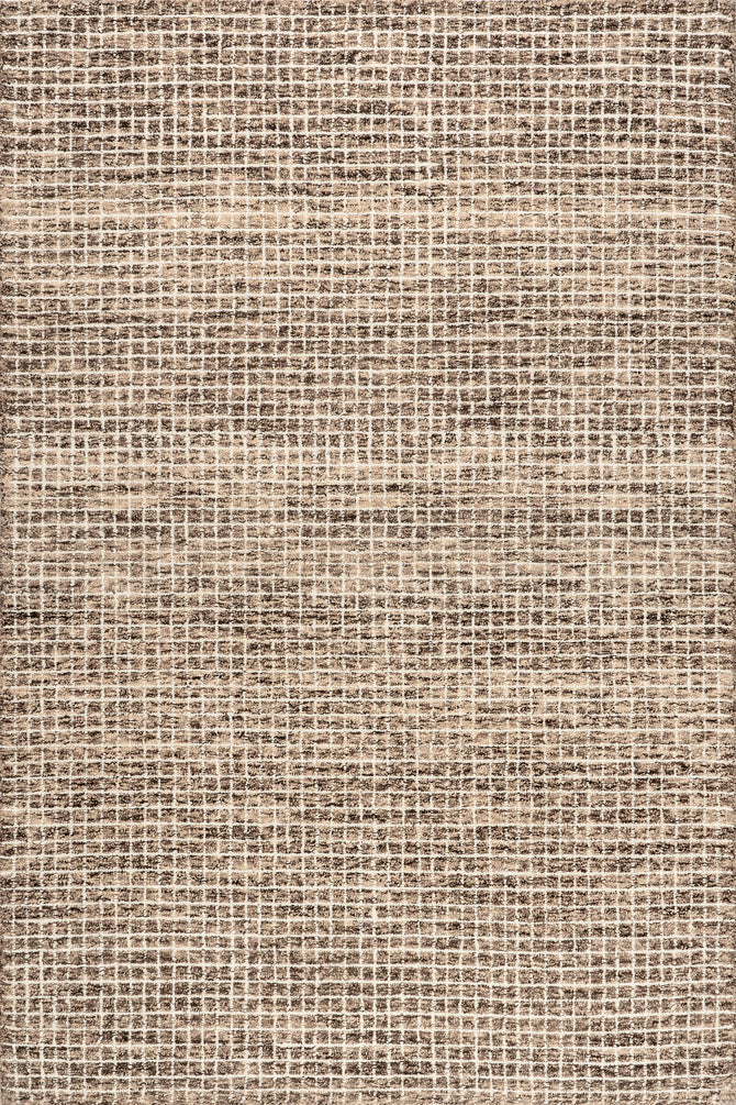 Melrose Checked Wool Area Rug 5'x8'