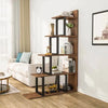 5-Tier L-Shape Freestanding Ladder Corner Bookcase