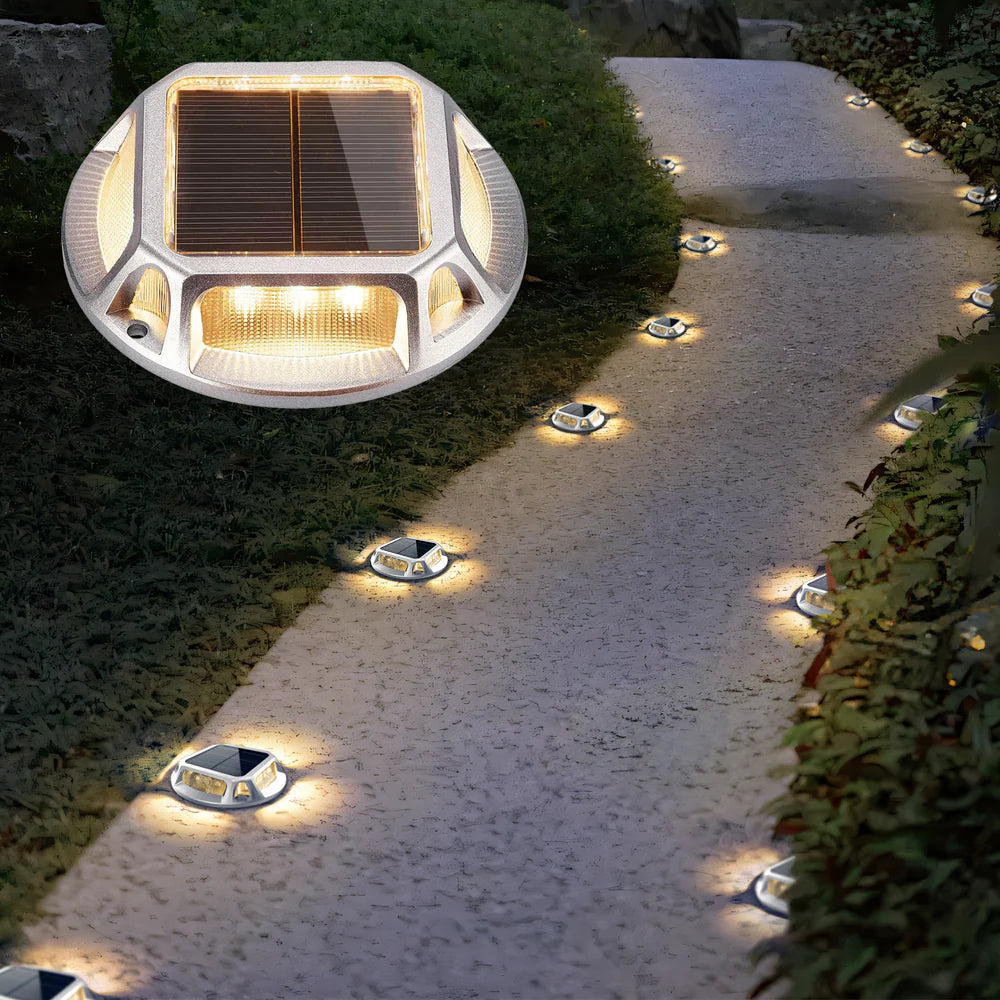 Warm White & Cool White Solar Deck & Pathway Lights