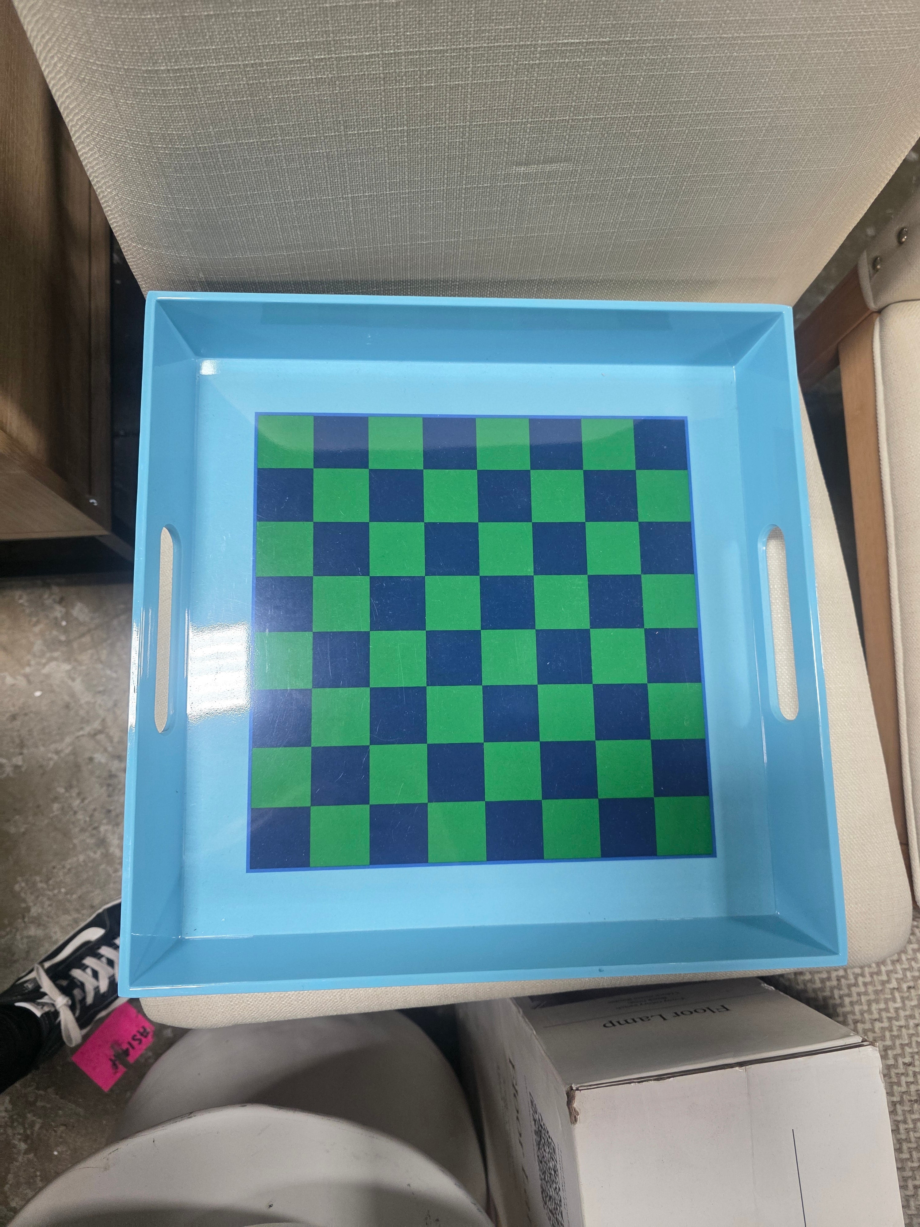 Kate Spade X Target Checkerboard Tray Game Serve Tray New - SHOWROOM ITEM