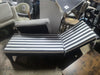 Oslo Patio Reclining Sun Lounger - Black SHOWROOM ITEM