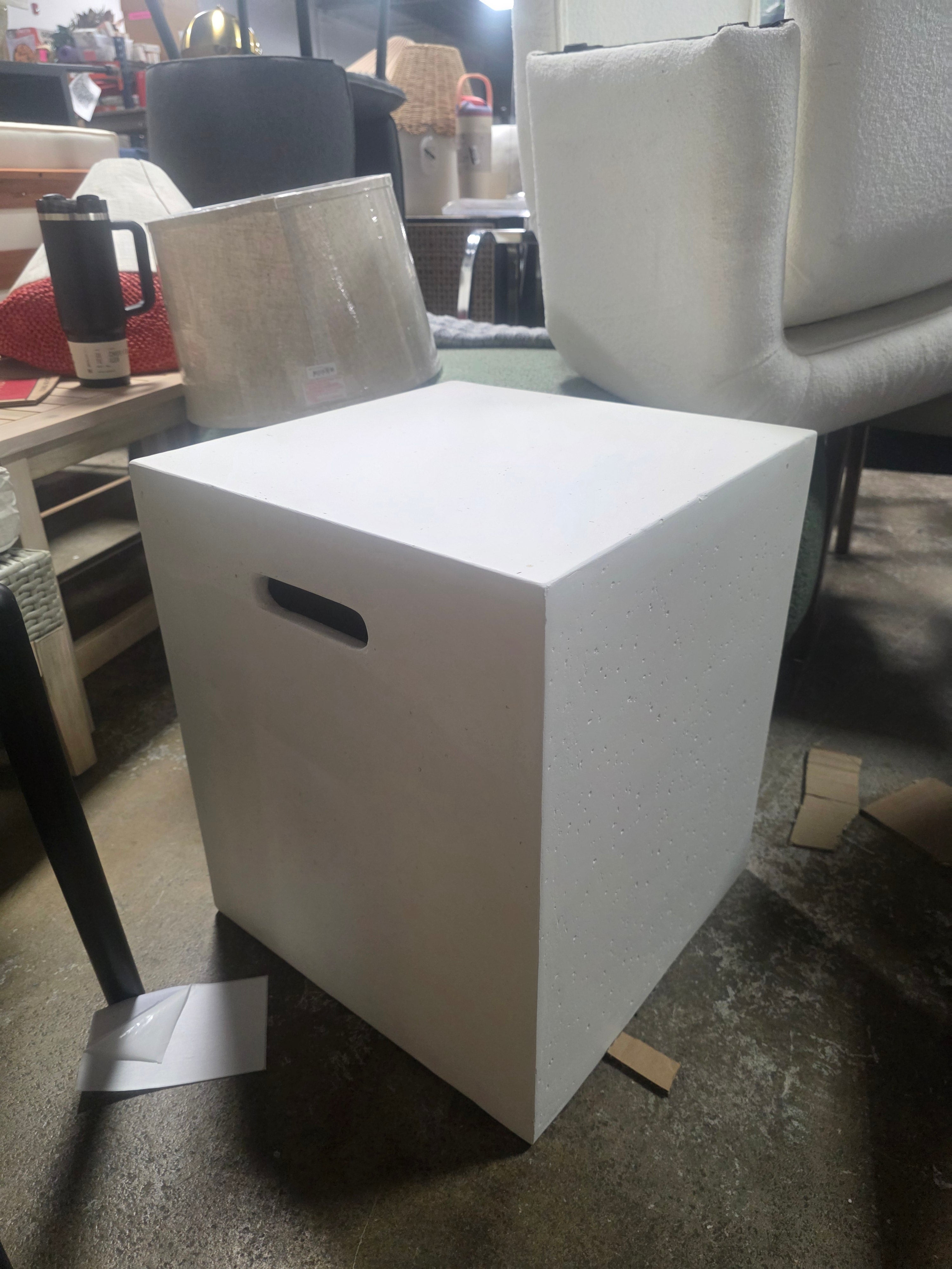 Christopher Knight Home Hearth Outdoor 20" Lightweight Concrete Propane Tank Cover - SHOWROOM ITEM