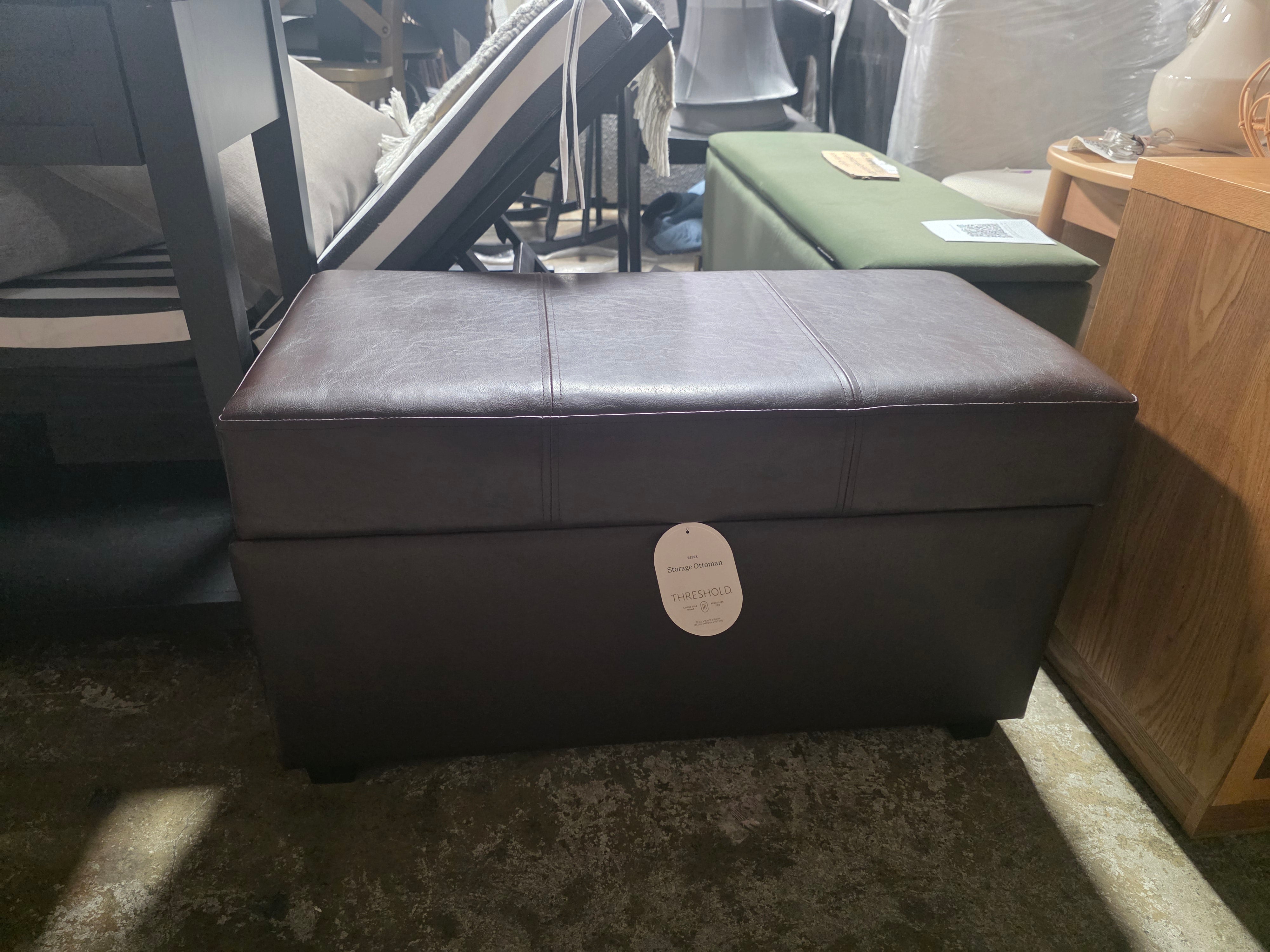 36" Lancaster Storage Ottoman Bench - WyndenHall - SHOWROOM ITEM