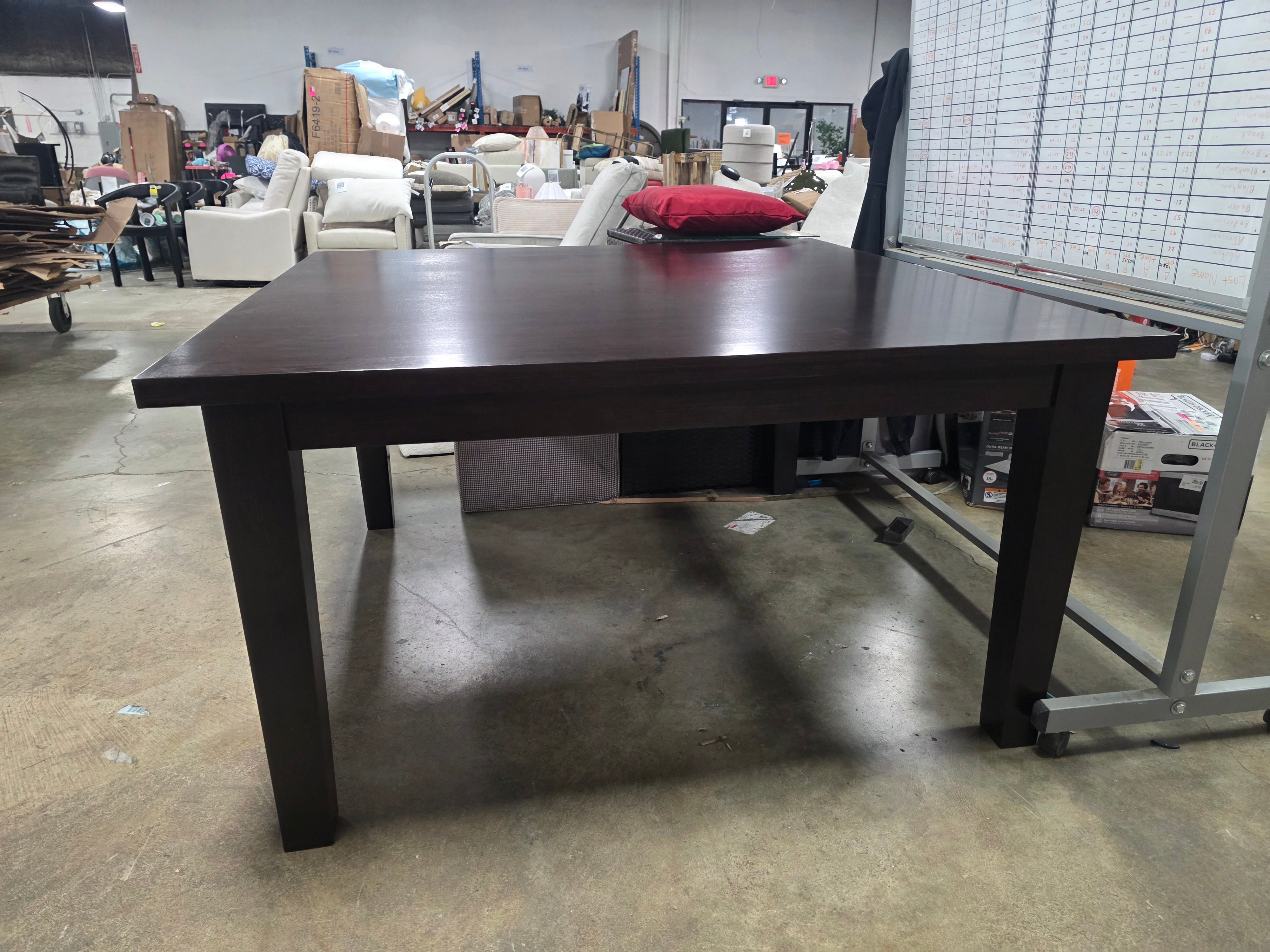 WyndenHall 54"x54" Colburn Solid Hardwood Square Dining Table - SHOWROOM ITEM 🔴