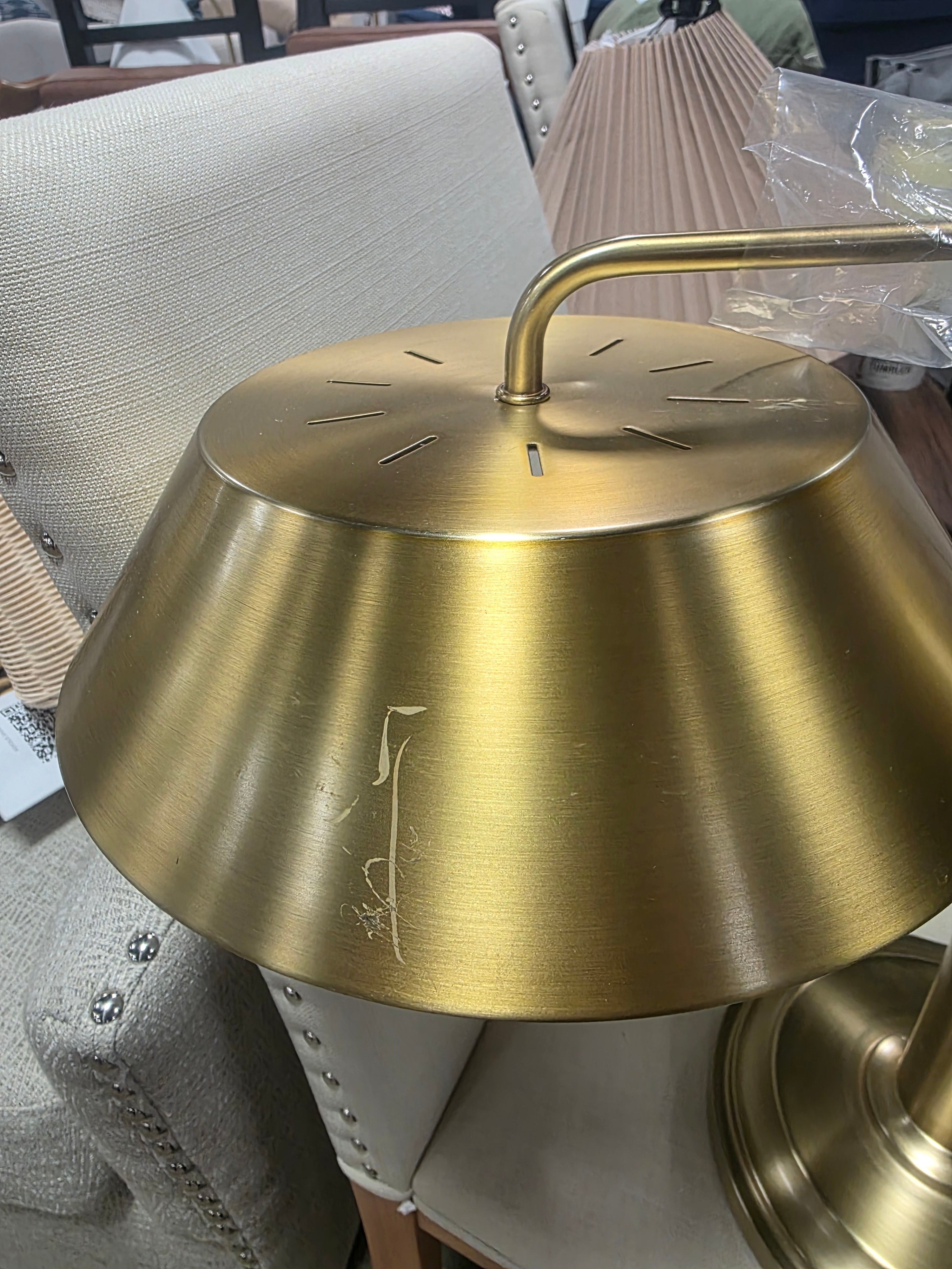Brass Double-Shaded Table Lamp - Hearth & Hand - SHOWROOM ITEM