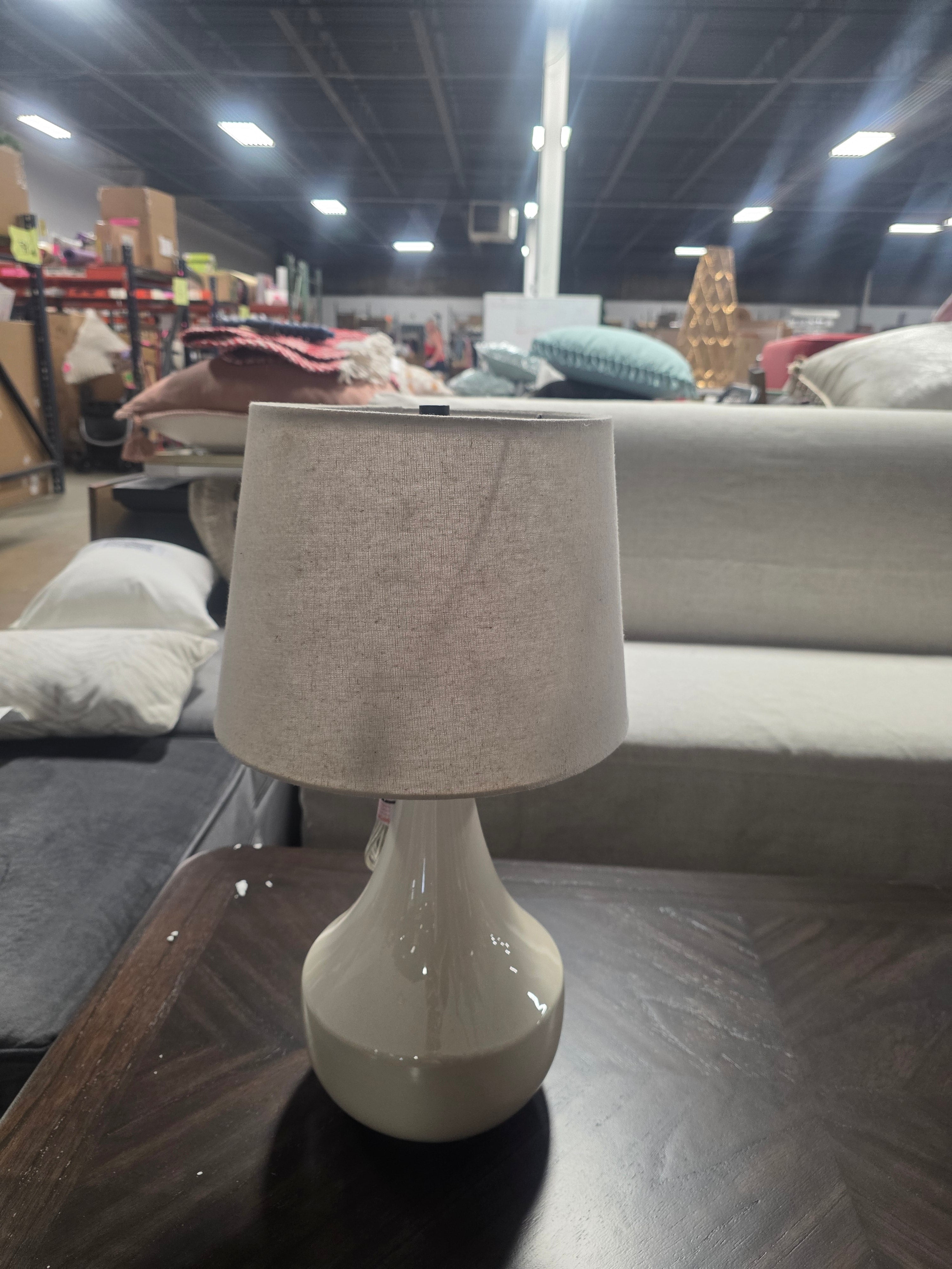 Montreal Wren Assembled Table Lamp White - Threshold™ - SHOWROOM ITEM