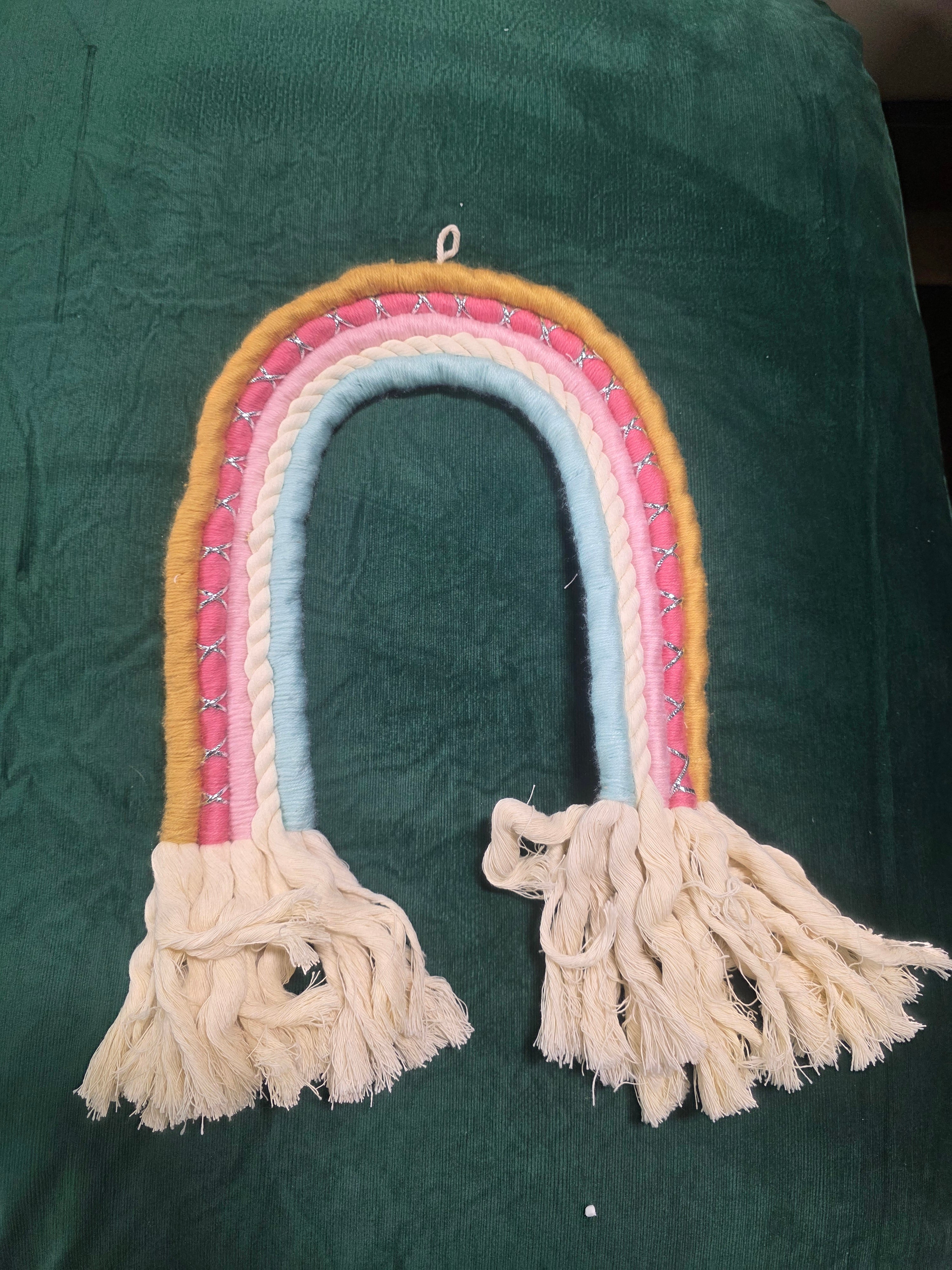 Rainbow Rope Hanging Kids' Wall Decor - Pillowfort™ - SHOWROOM ITEM