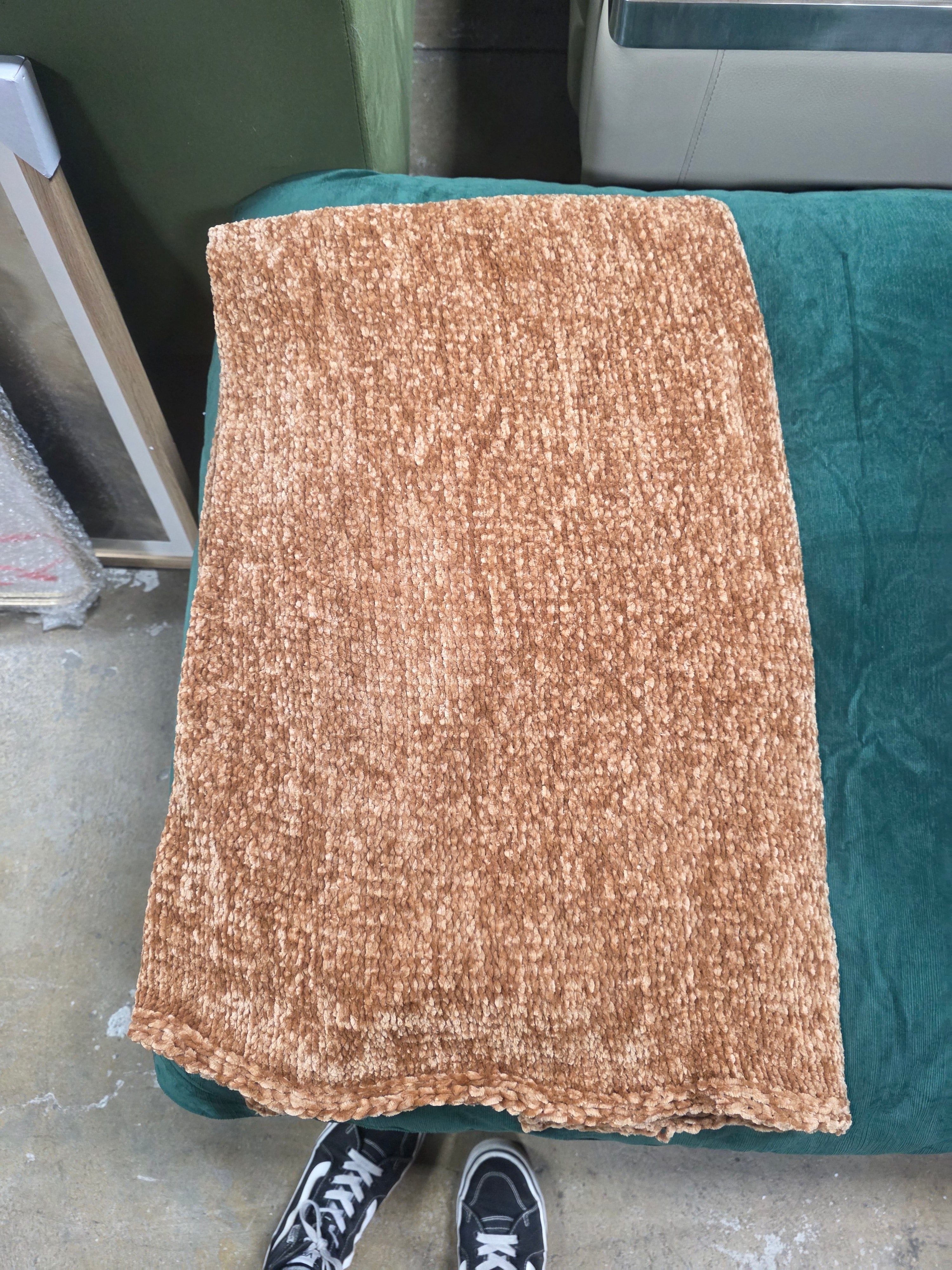 50"x60" Shiny Chenille Throw Blanket - Threshold™ - SHOWROOM ITEM