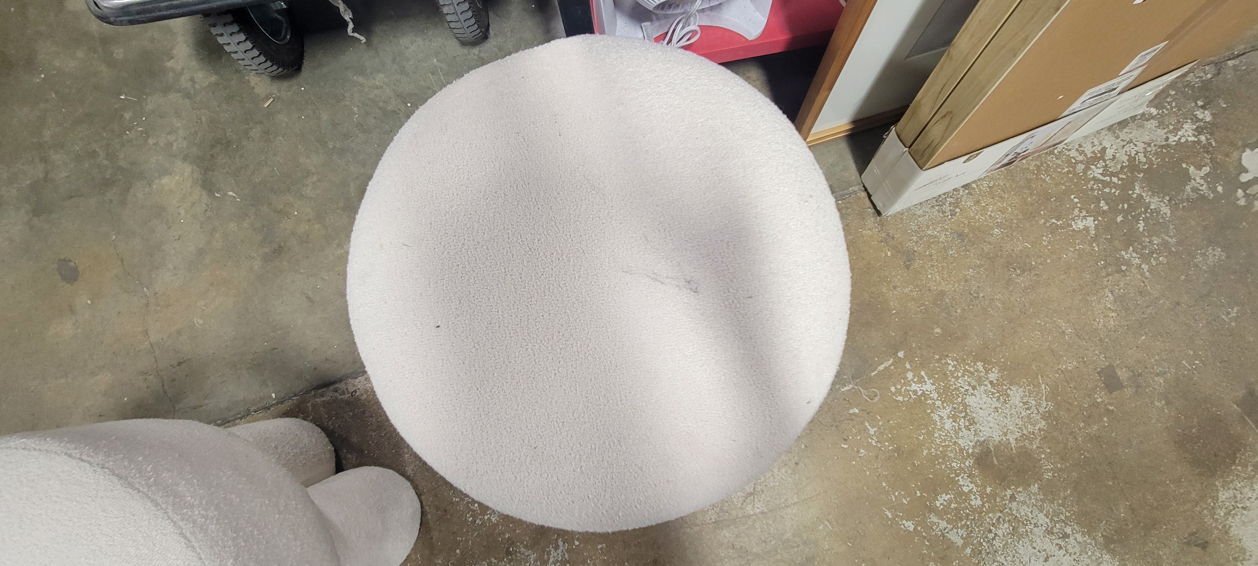 Boucle Fully Upholstered Accent Ottoman Stool - Threshold™ - SHOWROOM ITEM