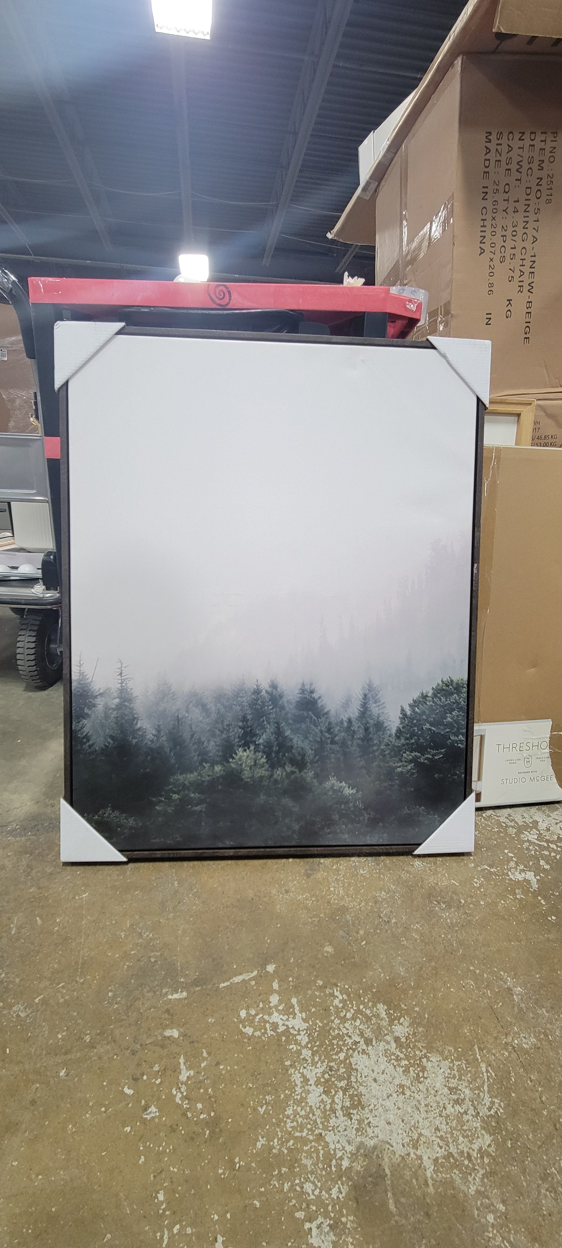 Threshold Wall Art Canvas Landscape Minimalist 24"x30" - SHOWROOM ITEM