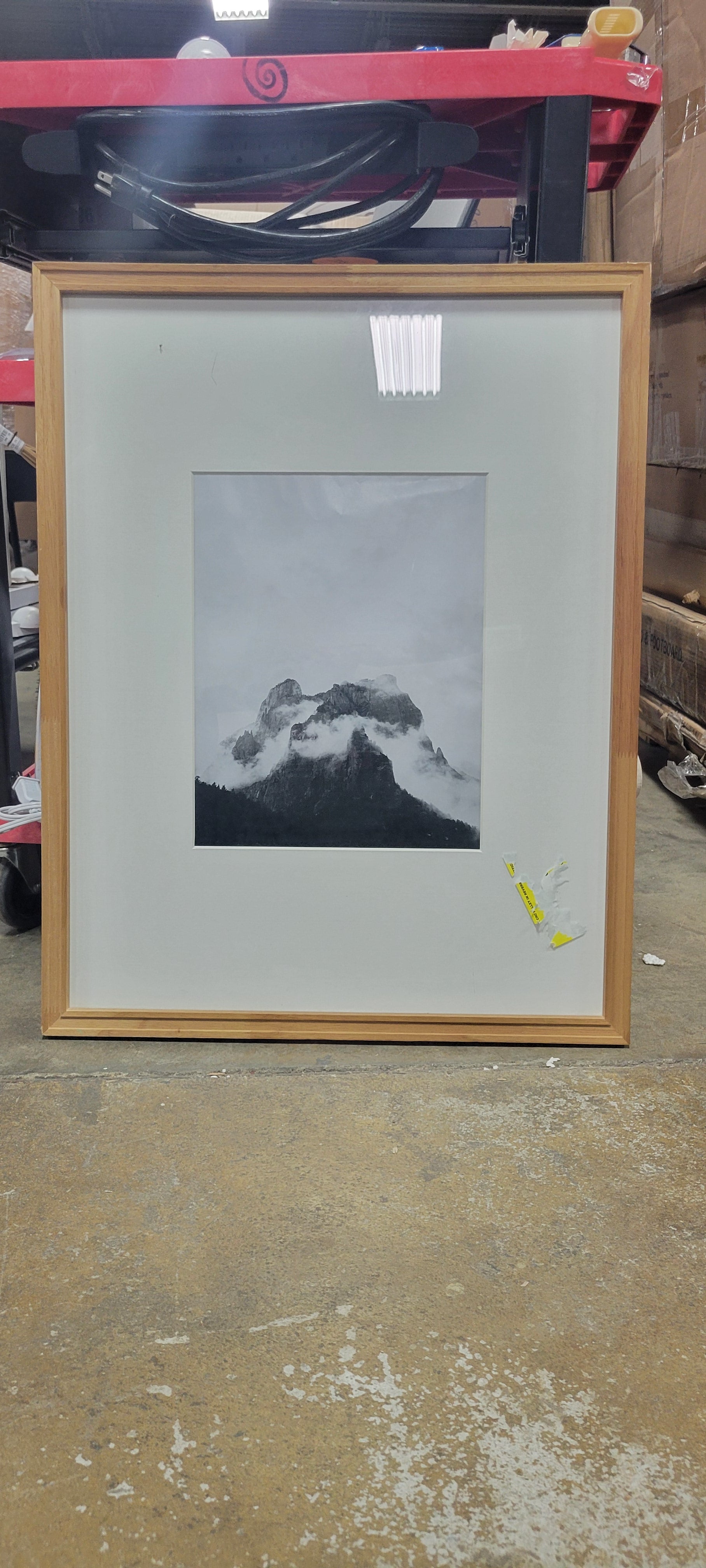 Matted Gallery Frame Natural Wood - Threshold™ - SHOWROOM ITEM