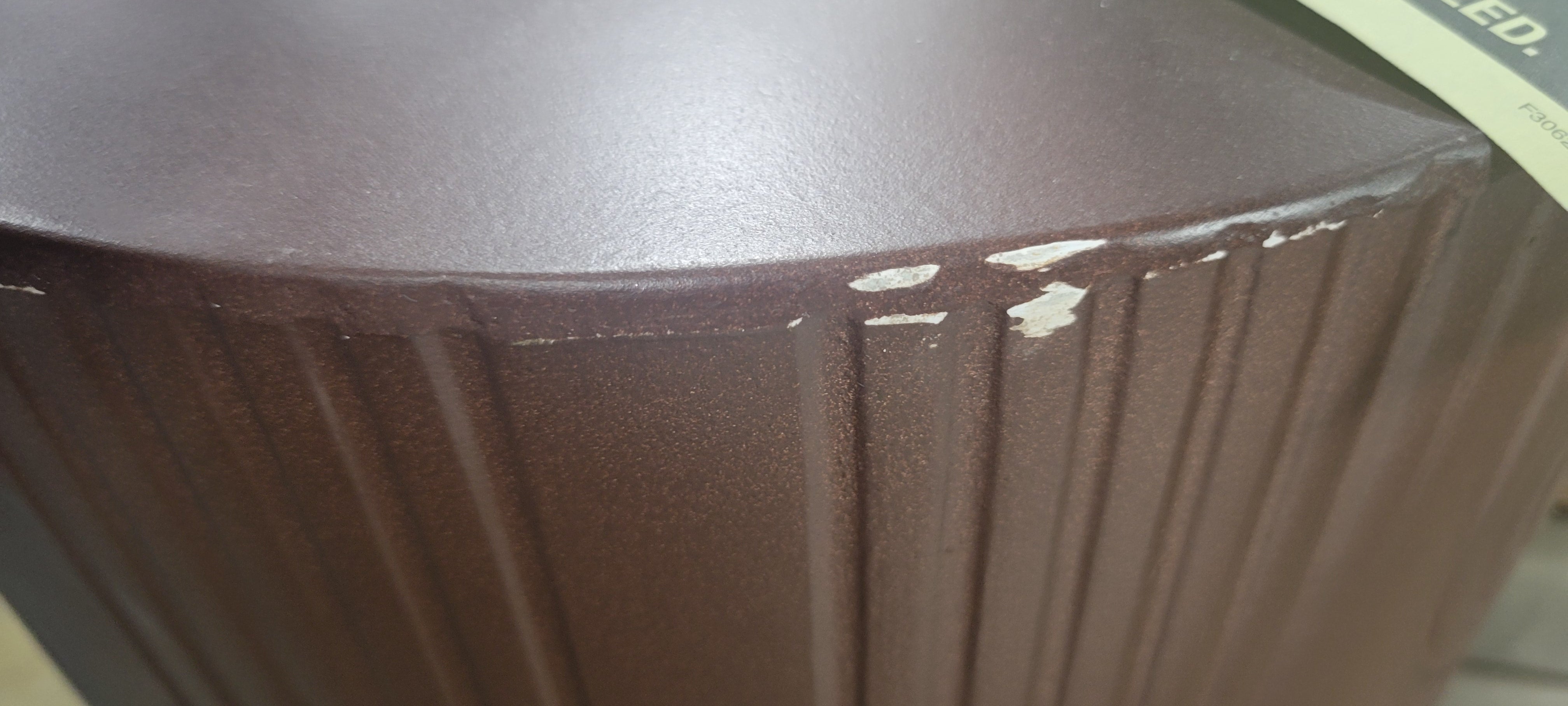 Geometric Terrafab Accent Table Brown - Threshold™ - SHOWROOM ITEM